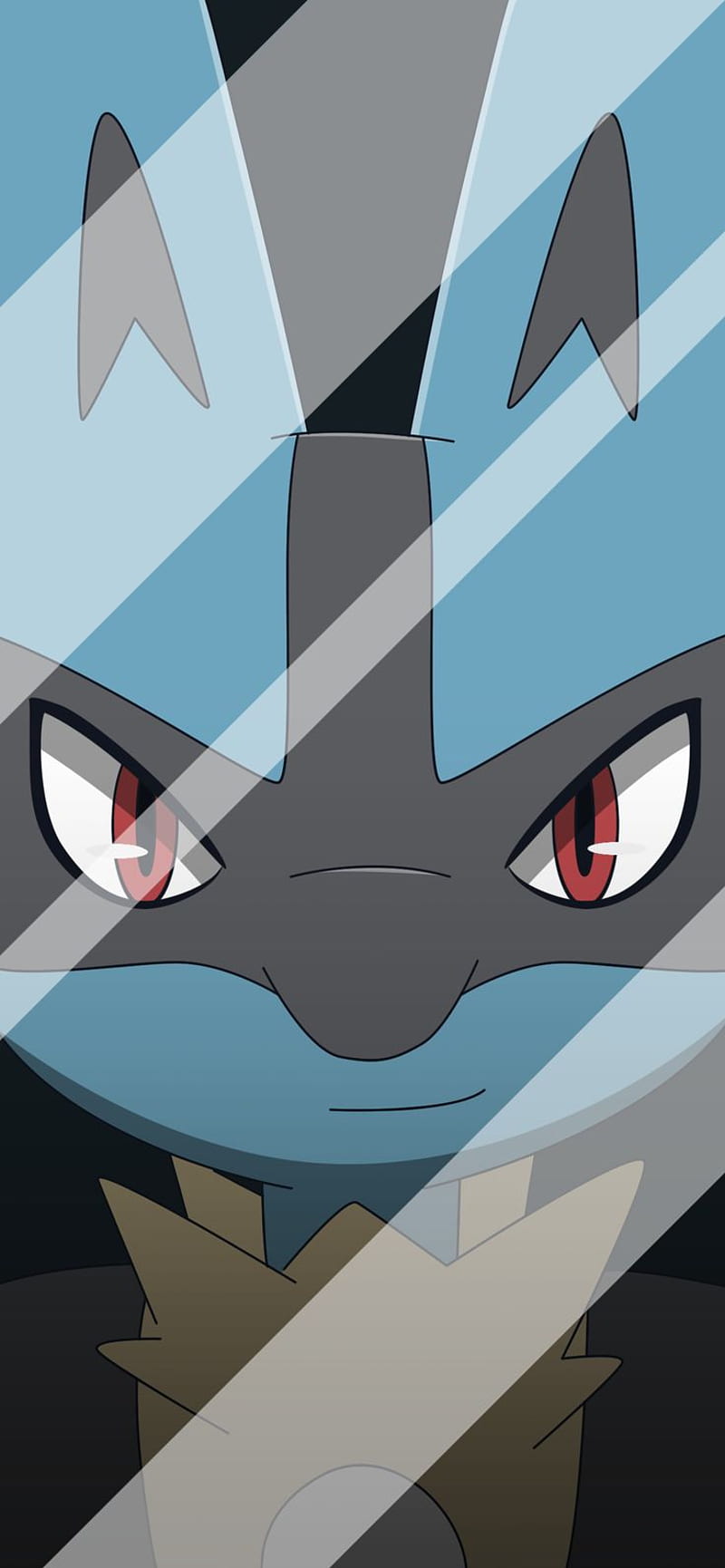 Shiny Lucario, shiny riolu and lucario pokemon HD phone wallpaper