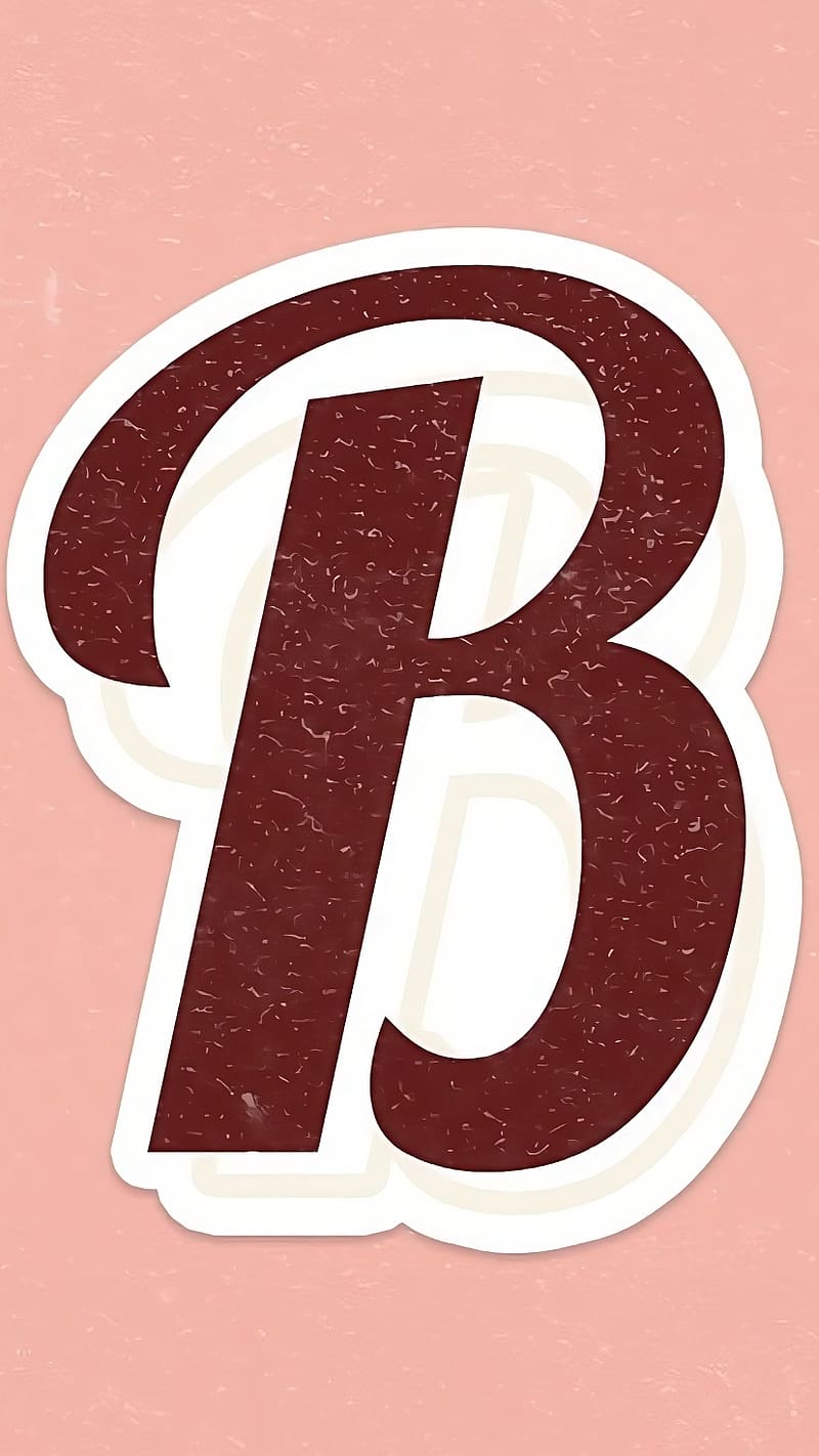 B Name , red b, red, letter b, HD phone wallpaper