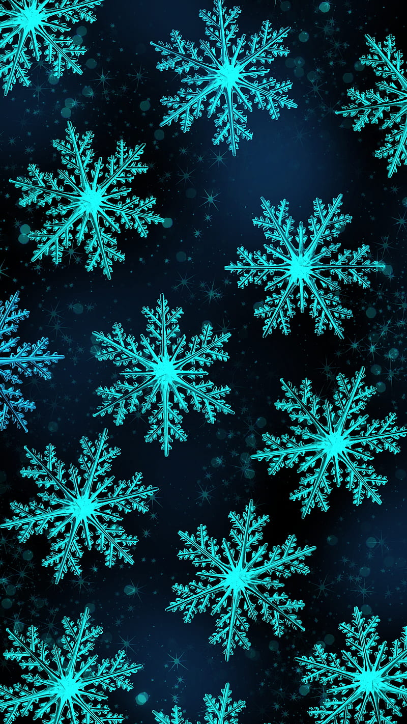 snowflakes pattern, snowflakes, xmas, abstract, art, bonito, blue, celebration, cold, cozy, cute, dots, edit, figure, flow, happy, happy christmas, holiday new year, ornate, particles, pattern, shine, snow, snowflake, sparkle, weekend, winter, year, HD phone wallpaper