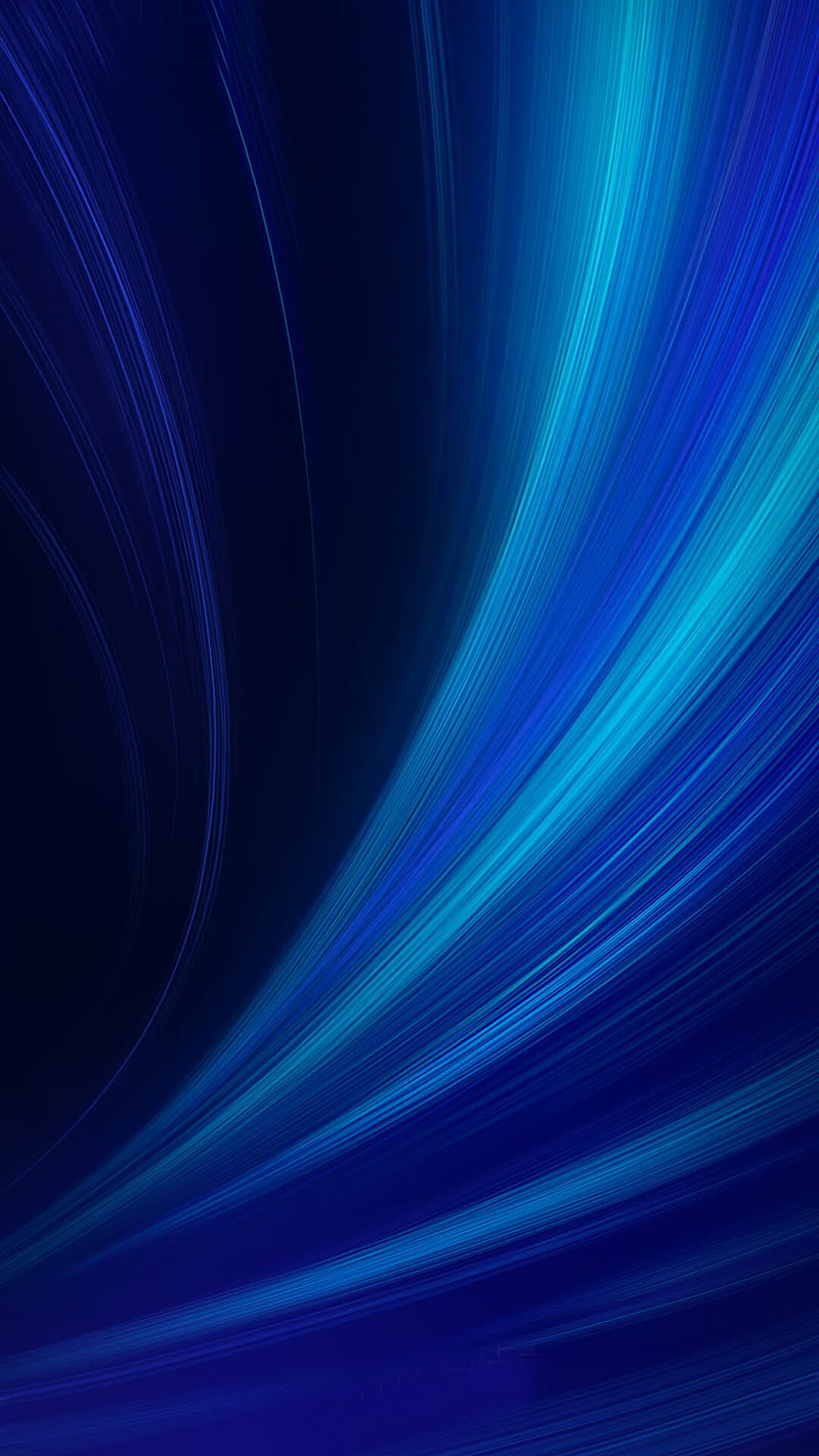 Xiaomi MIUI 9, blue, note, HD phone wallpaper