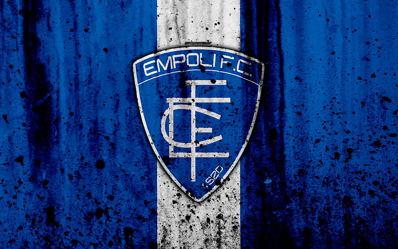 Empoli grunge, Serie B, football, Italy, soccer, stone texture, football club, Empoli FC, HD wallpaper