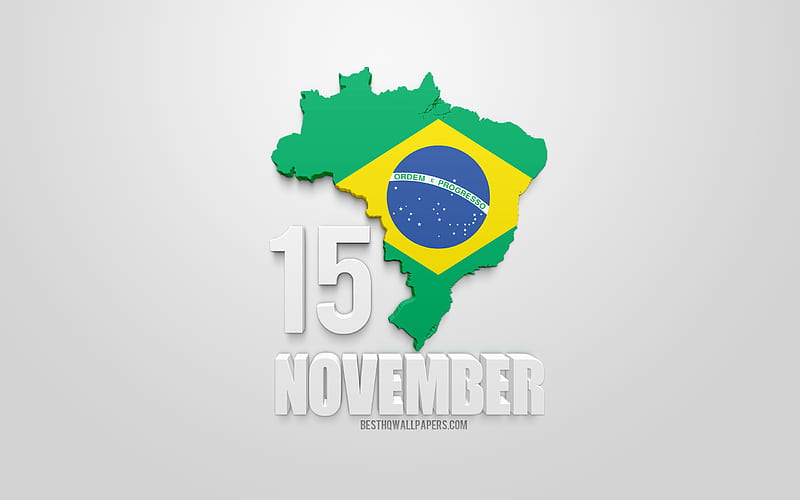 Brazil Greeting Text 15 De Novembro Proclamacao Da Republica Translate  November 15 Proclamation Day Of The Republic In Brasil Vector Illustration  Stock Illustration - Download Image Now - iStock