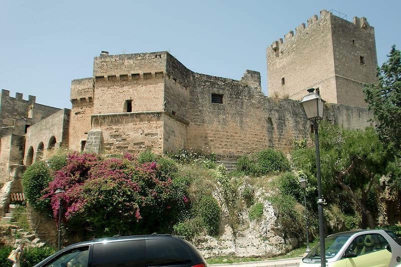 Puglia, Grottaglie, Tarrente, castle, HD wallpaper