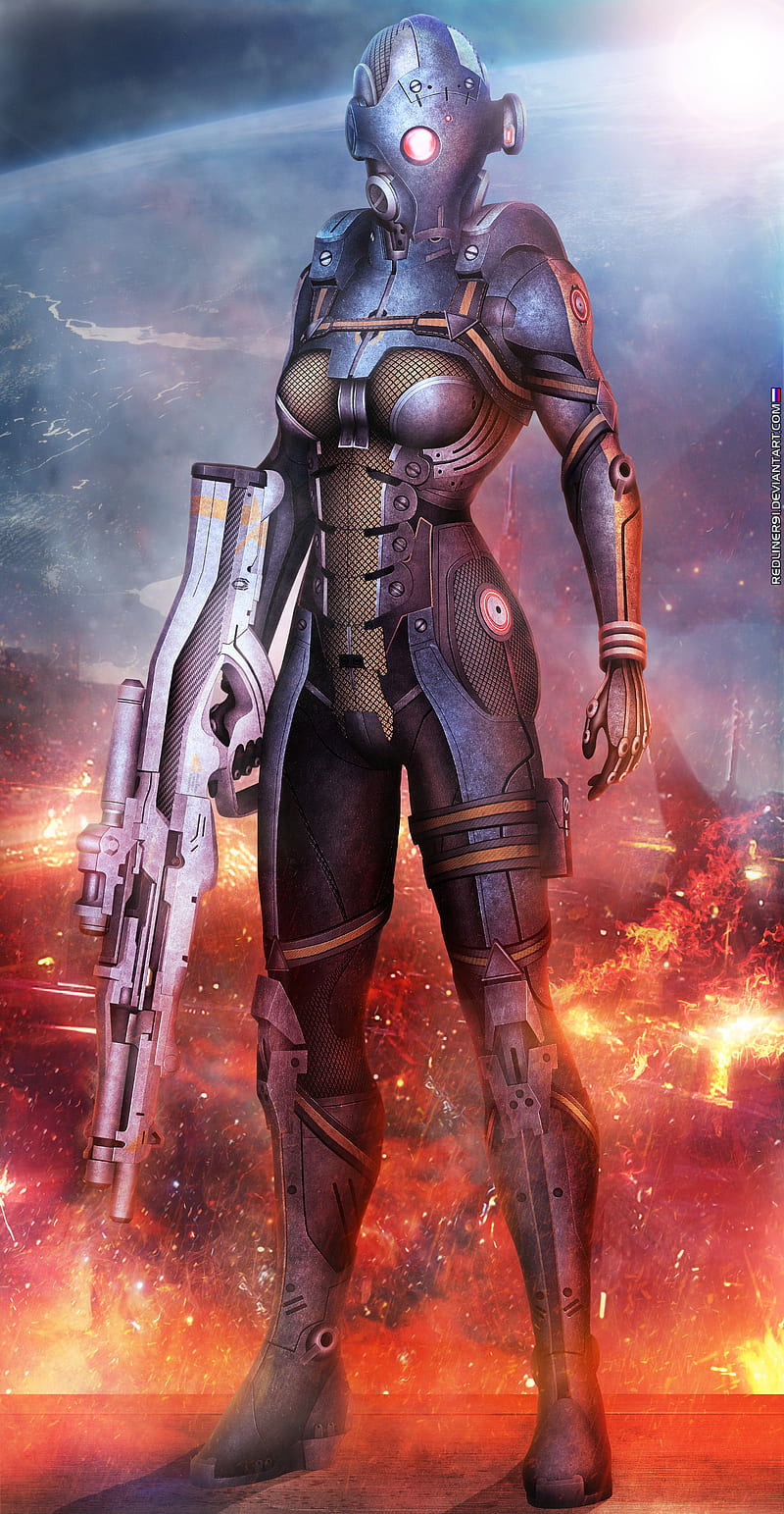 Mass Effect, Cerberus , Nemesis, science fiction, Mass Effect 3, HD phone wallpaper