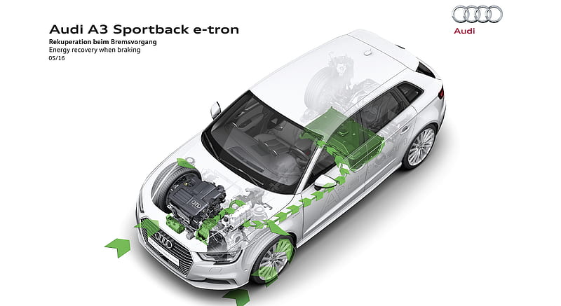 2017 Audi A3 Sportback e-tron - Energy Recovery When Braking , car, HD wallpaper