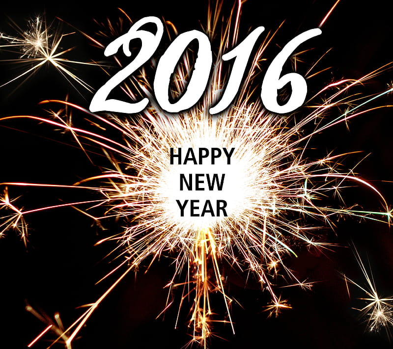 Happy new year 2016, 2016, beginning, calendar, happy, happy new year, holiday, HD wallpaper