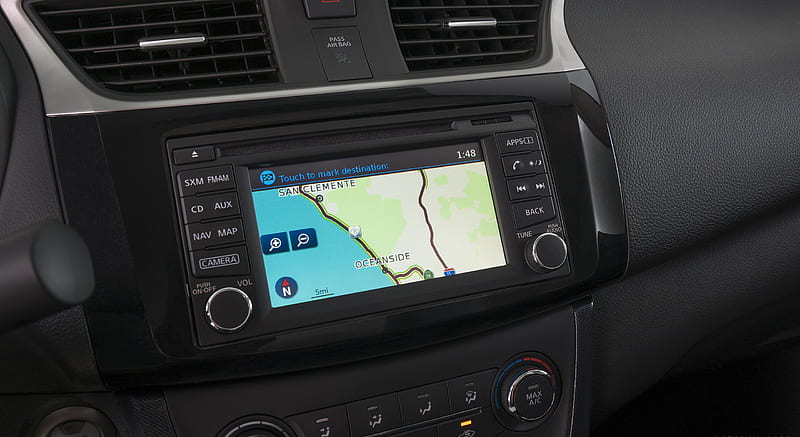 2017 Nissan Sentra SR Turbo - Navigation System - Central Console , car, HD wallpaper