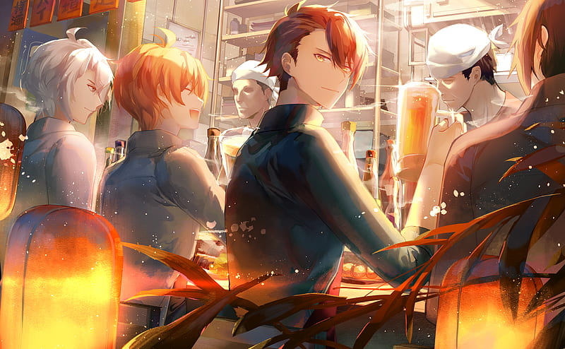 Anime, IDOLiSH7, Gaku Yaotome , Mitsuki Izumi , Ryunosuke Tsunashi , Yamato Nikaido, HD wallpaper