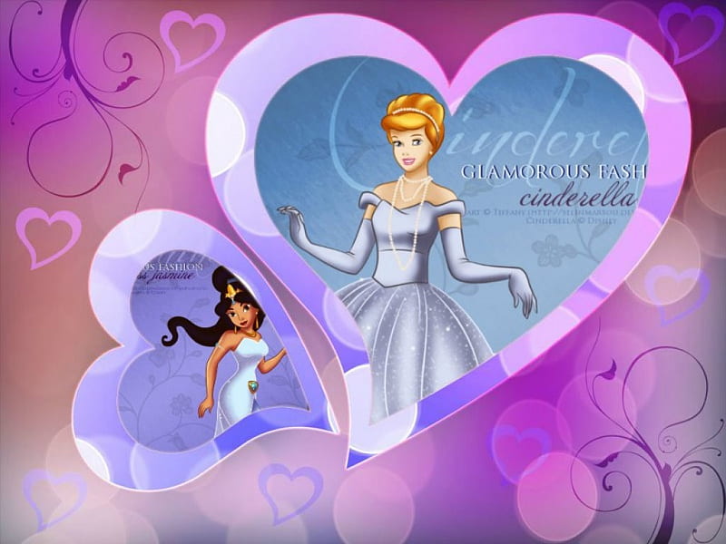 Cinderella,And,Jasmine,Disney,Princesses, Cinderella, Disney, And, Princesses, Jasmine, HD wallpaper