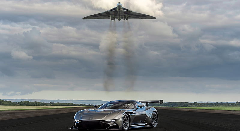 2016 Aston Martin Vulcan and V Bomber - Front , car, HD wallpaper