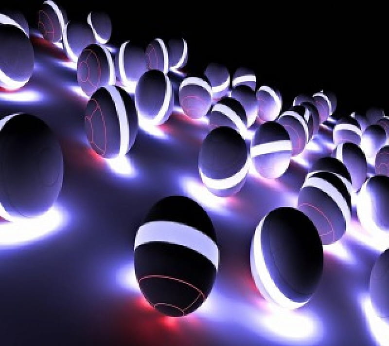 3D neon balls, neon, 3d, lovely, balls, HD wallpaper | Peakpx