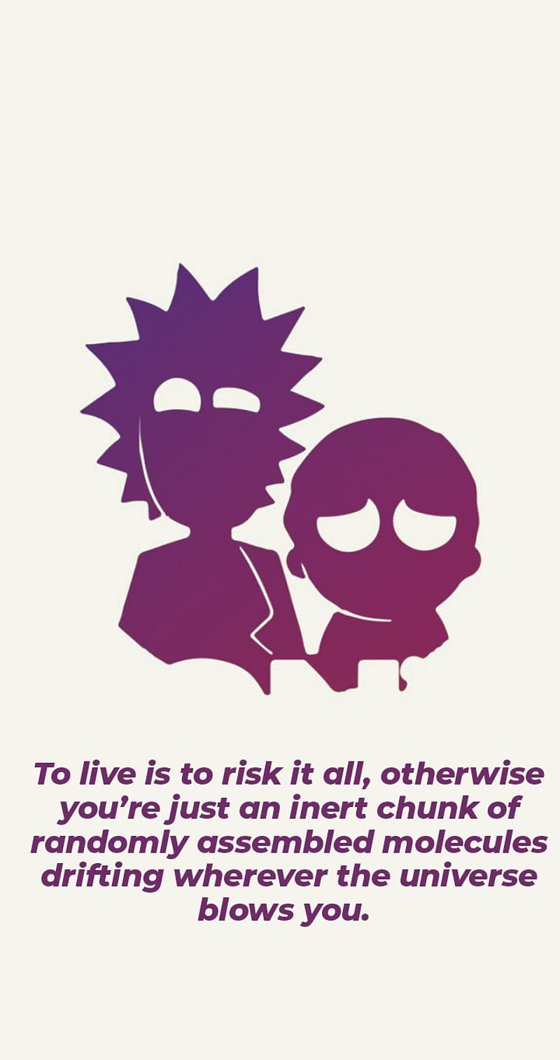 Rick-and-mortyqoutes, morty, quotes, rick, rick and morty, HD phone wallpaper