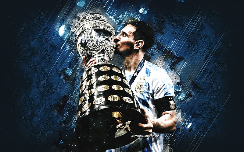 Lionel Messi, copa america 2021, winner, argentina, football, trophy,  champion, HD wallpaper | Peakpx
