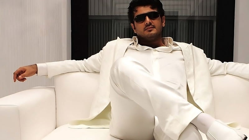 Ajith Kumar Is Sitting On White Couch Wearing White Dress Ajith Kumar, HD  wallpaper | Peakpx