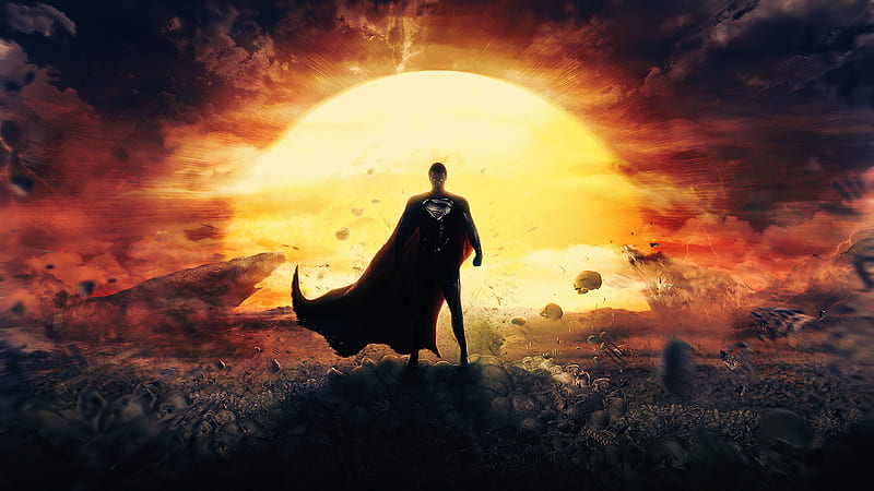 Man Of Steel Superman, HD wallpaper