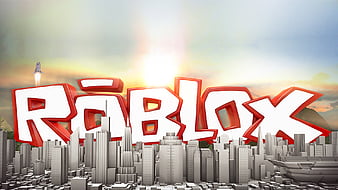 Personagens do Roblox em jogos de fundo vermelho. papel de parede HD