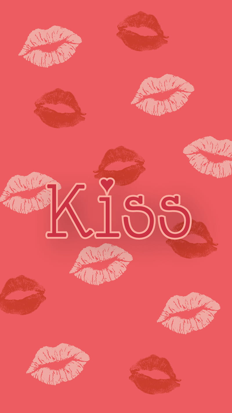 Kiss, kisses, lips, love, red, HD mobile wallpaper | Peakpx