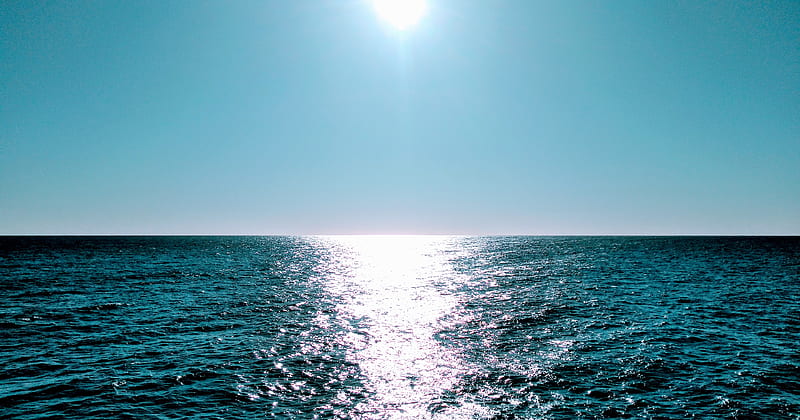 Aus Sun, blue, nature, nautical, ocean, reflection, relax, sun sea, water, waves, HD wallpaper