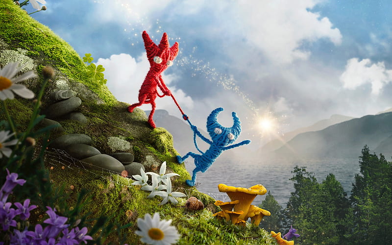 Unravel 2, 2018, poster, promo, Coldwood Interactive, Electronic Arts, HD wallpaper