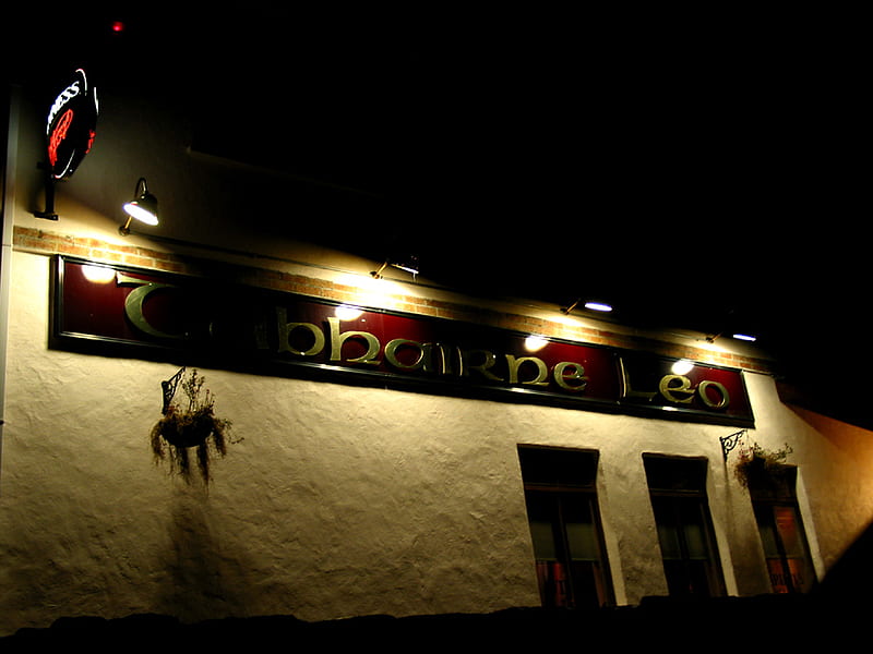 Pub Ireland, irish, pub, ireland, dark, guinness, donegal, night, HD wallpaper