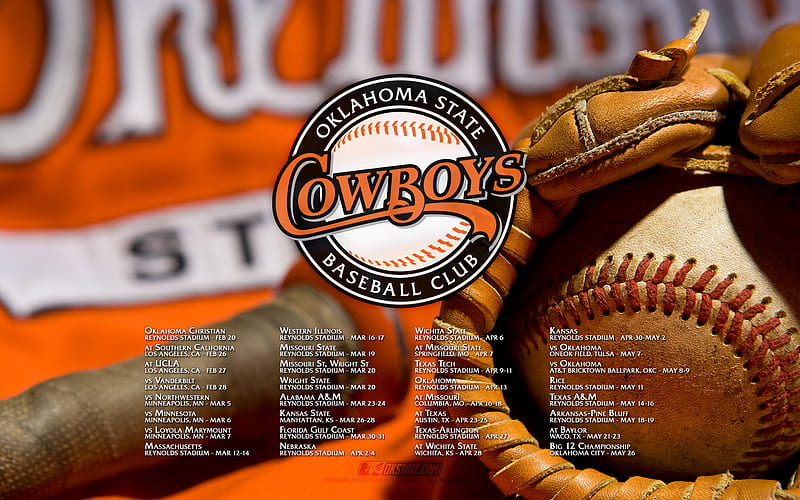 Oklahoma State baseball schedule, osu, oklahoma state, baseball, cowboys, HD wallpaper