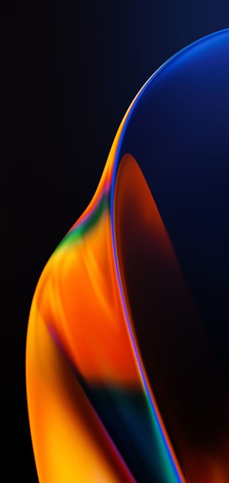 Black Orange, neon, HD phone wallpaper | Peakpx