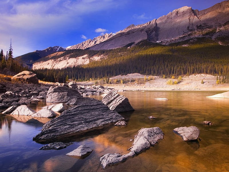 Scenic Jasper National Park Alberta Canada, alberta, nature, jasper national park, canada, HD wallpaper