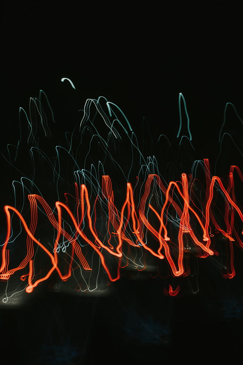 light, long exposure, abstraction, blur, glow, HD phone wallpaper