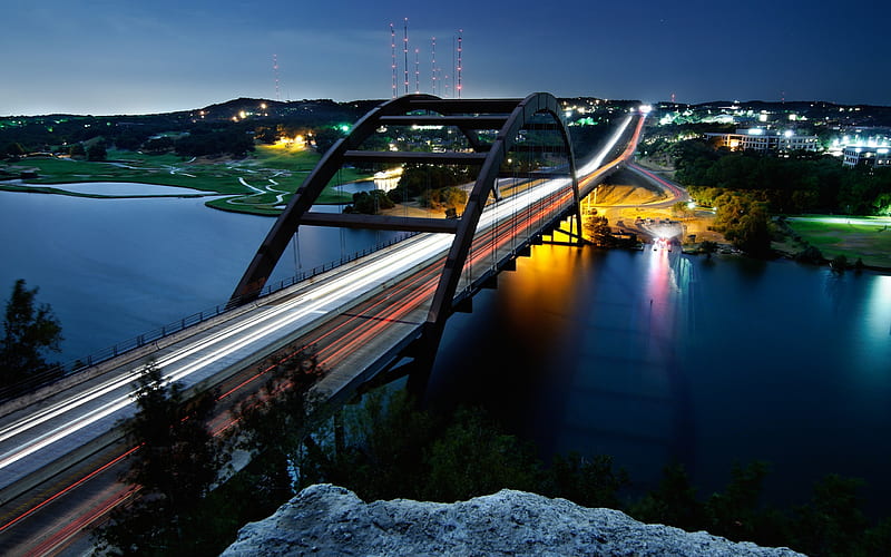pennybacker bridge austin-World Travel, HD wallpaper