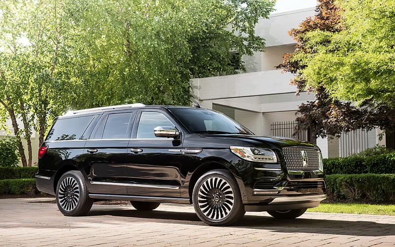 Lincoln Navigator, 2018, Luxury SUV, black Navigator, American cars, Lincoln, HD wallpaper