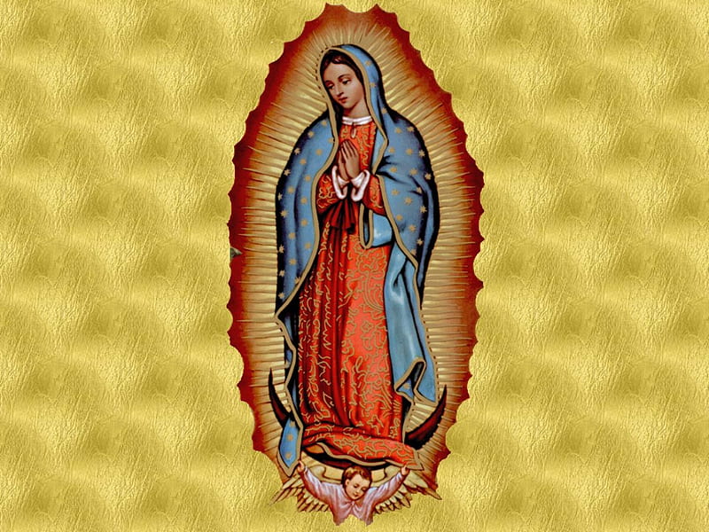 Sweet mother Mary, mexico, jesus, christianity, virgin, guadalupe, religion, mary, mother, HD wallpaper