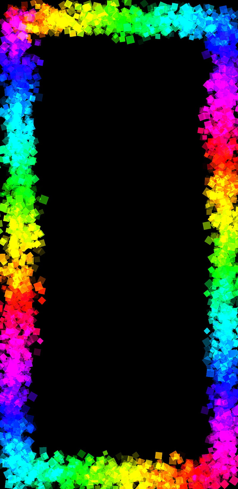 Rainbow Border, rainbow, border, HD phone wallpaper