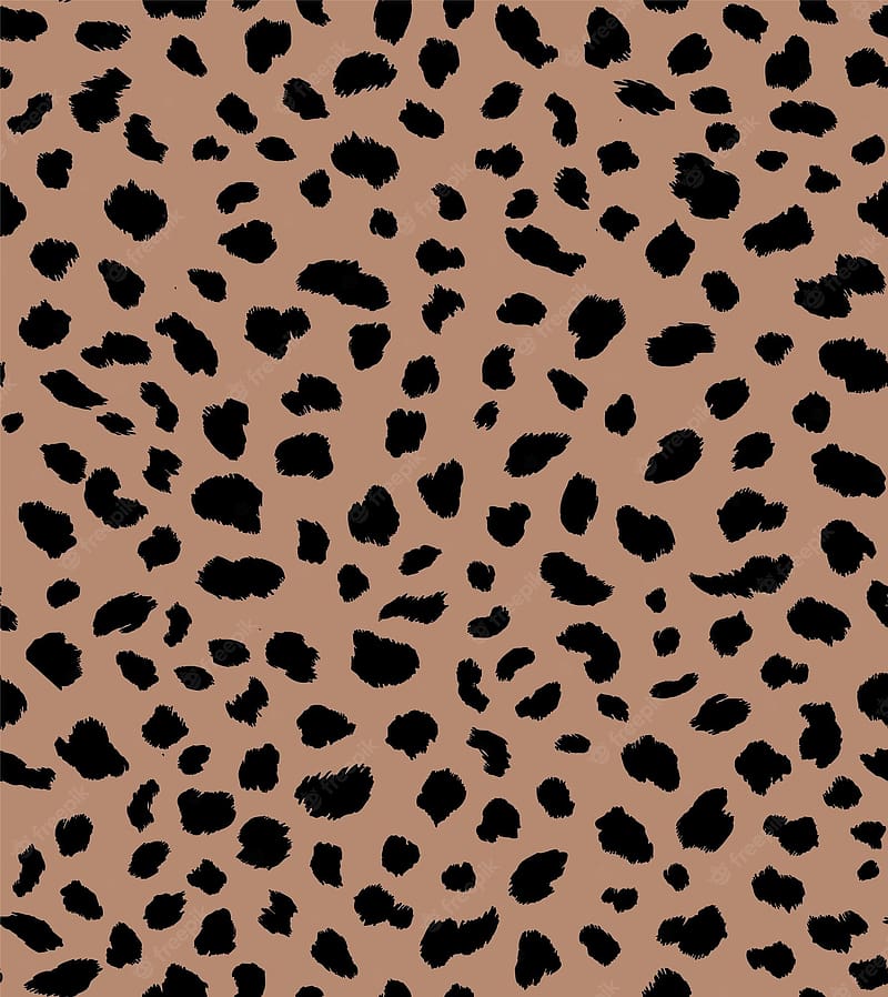 Premium Vector. Leopard skin print seamless pattern surface design, HD phone wallpaper