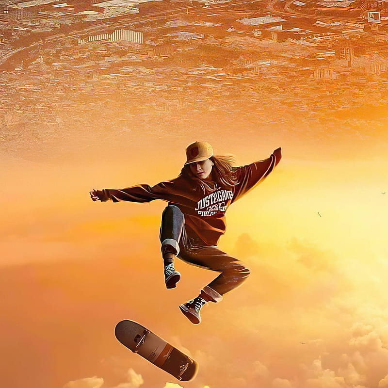 Skater Fantasy iPad Air , , Background, and, Cool Skateboard, HD phone wallpaper
