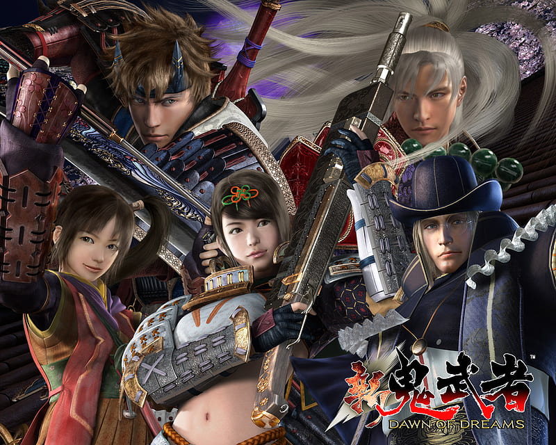 Dawn of Dreams, warriors, fighting, action, onimusha, game, sword, adventure, HD wallpaper