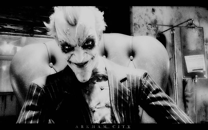 The Joker In Black White Black White Joker Hd Wallpaper Peakpx