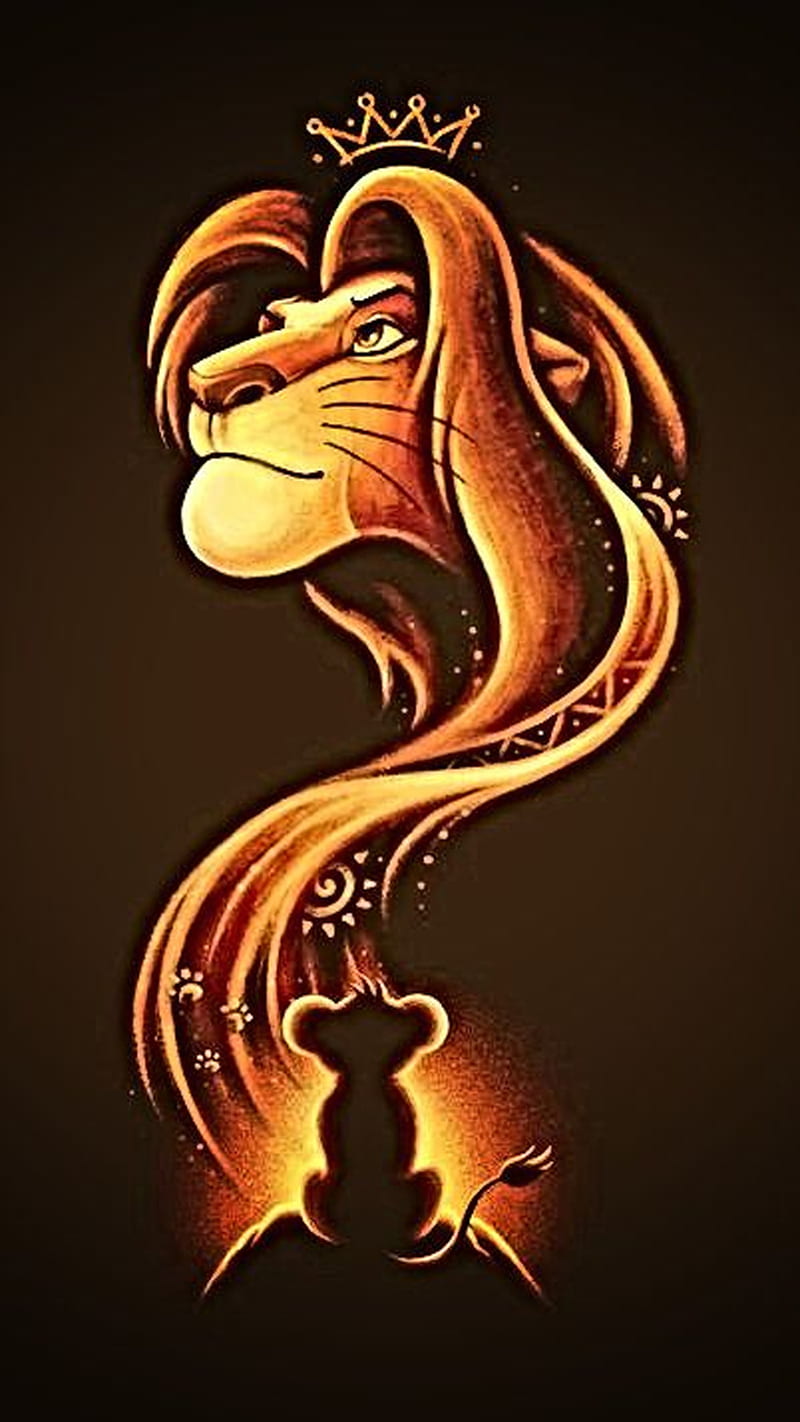 Lion King, leon, lions, nala, rey, rey leon, scar, simba, HD phone wallpaper
