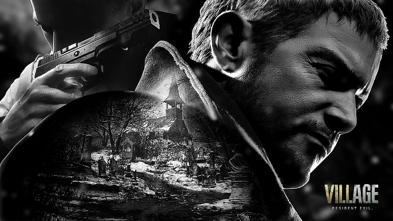 Resident Evil, Resident Evil Village, Chris Redfield, Ethan Winters, HD wallpaper