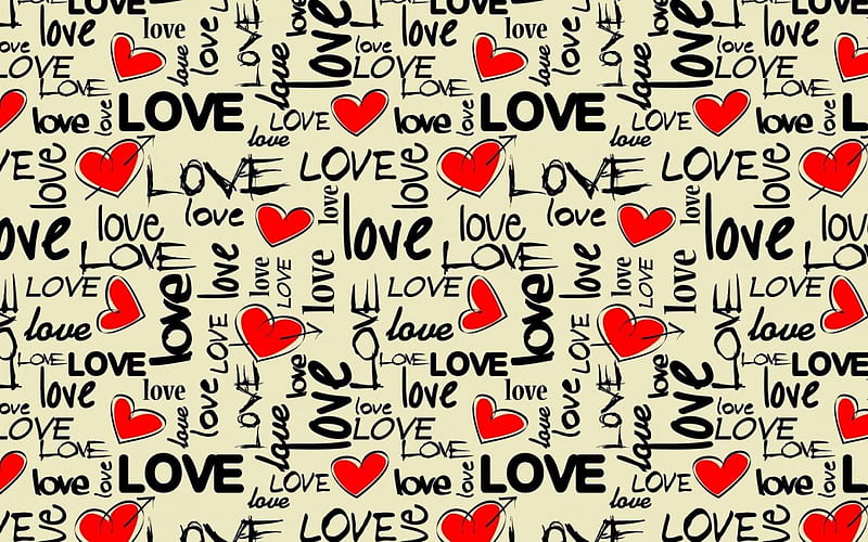 Love Art Texture, Texture, Love, Art, corazones, HD wallpaper