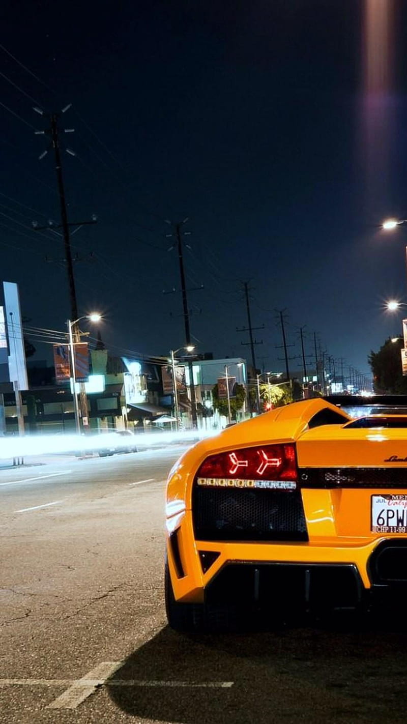 Lamborghini, coche, emad, lambo, naranja, noche, vehículo, Fondo de  pantalla de teléfono HD | Peakpx