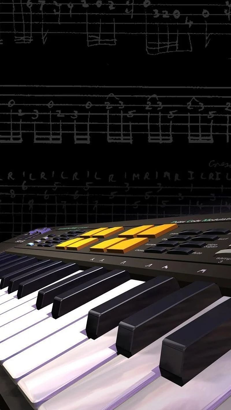 Keyboard, yamaha piano, yamaha, piano, HD phone wallpaper