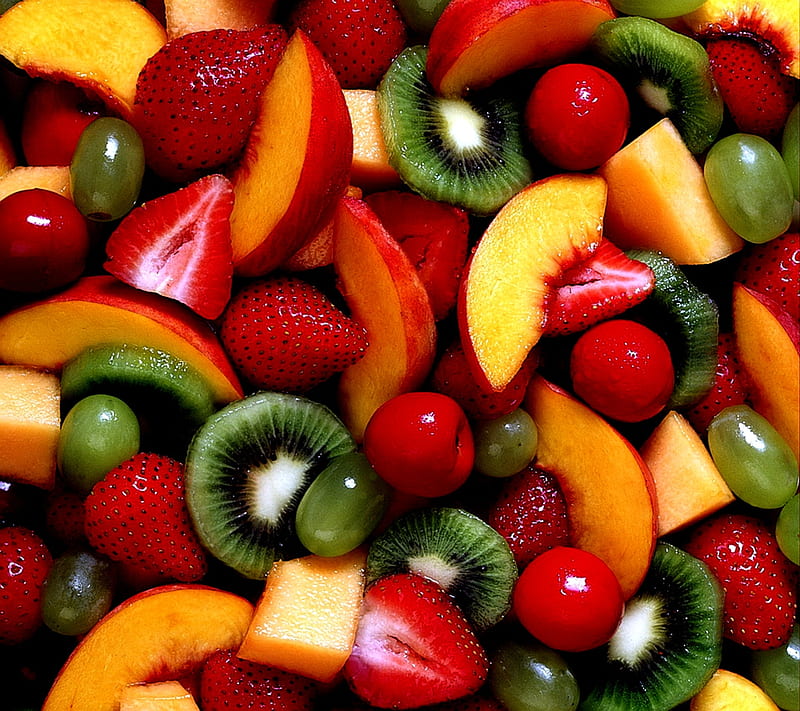Fruit Salad, color, colorful, cool, food, new, HD wallpaper