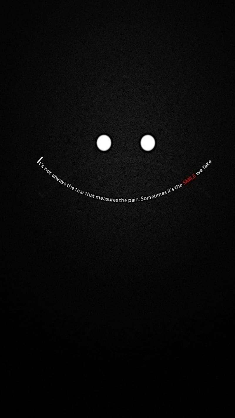 Black Smile, words smile, words, smile, HD phone wallpaper | Peakpx