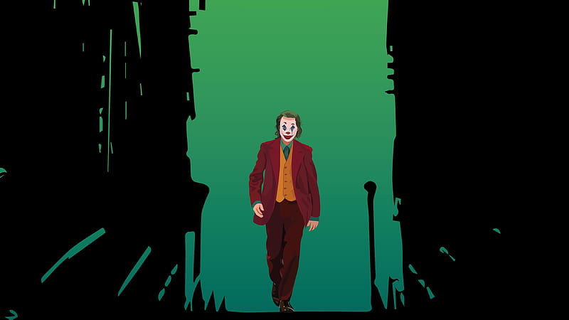 Joker Walking Fame, joker-movie, joker, superheroes, supervillain, artwork, HD wallpaper