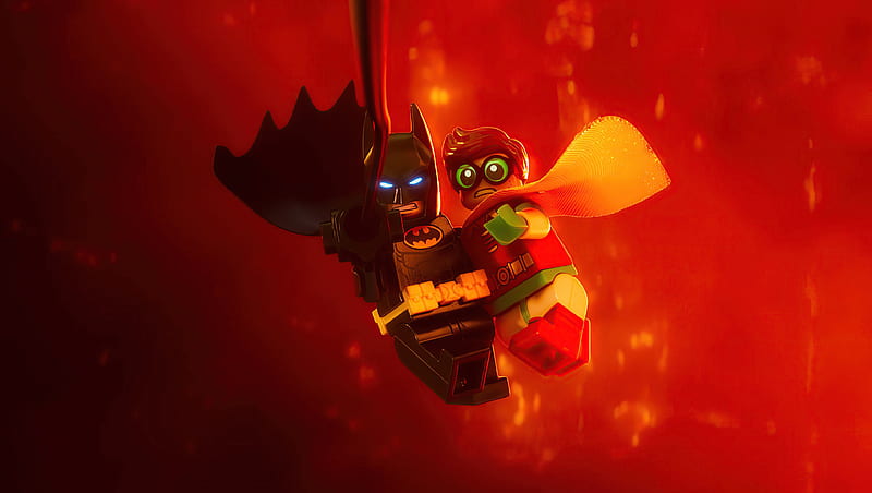 Batman And Robin Lego, batman, robin, superheroes, lego, HD wallpaper