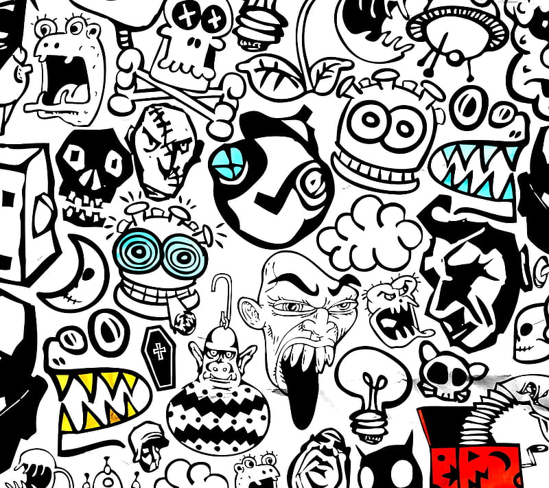 Doodle, kx, HD wallpaper
