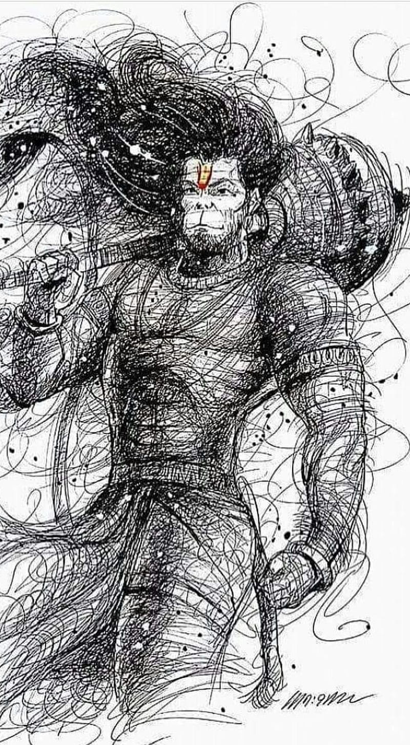 Jai Hanuman, god, unique, HD phone wallpaper