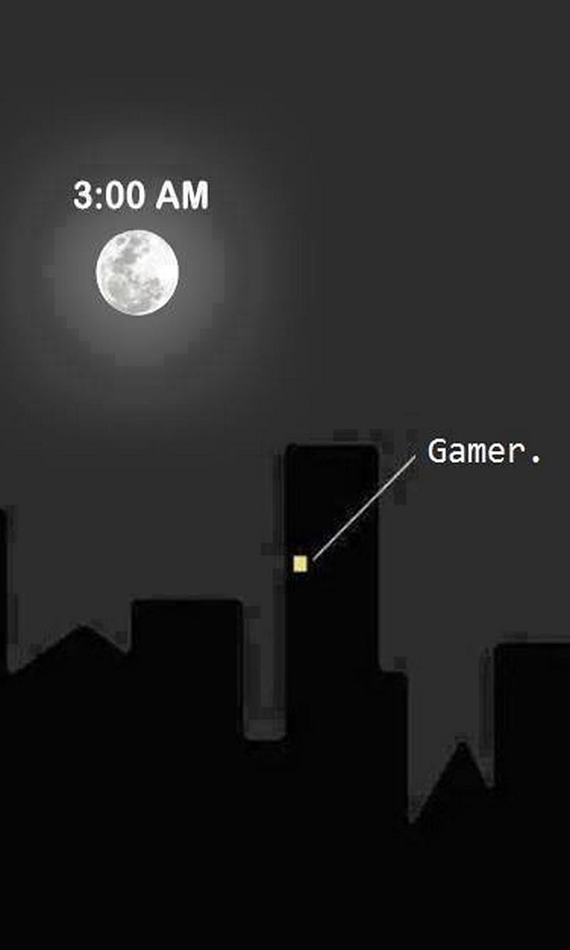 Gamer, awake, funny, late, night, sleep, HD phone wallpaper