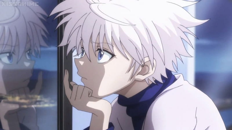 So Bored pretty guy white hair adorable sweet nice killua zoldyck  anime HD wallpaper  Peakpx