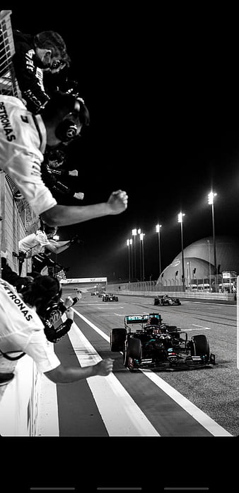 Team Mercedes, amg, benz, black, blm, car, f1, formula, petronas, race, HD phone wallpaper